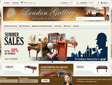 Tablet Screenshot of londongallery.net